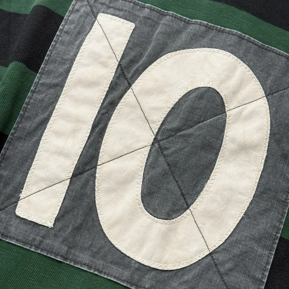 Polo by Ralph Lauren Green & Black Striped Rugby Polo - Picture 8 of 9
